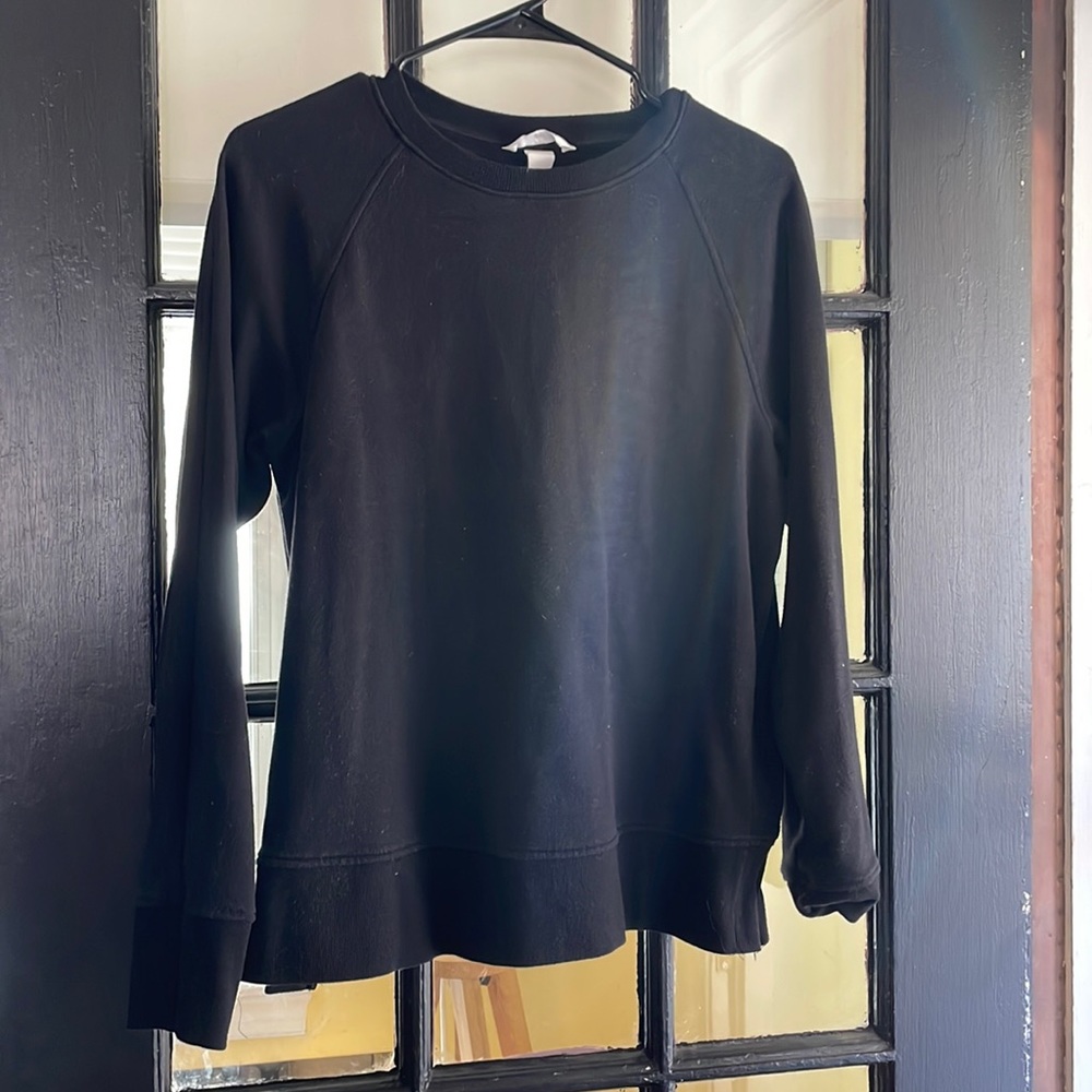 HM Maternity Sweater Black Sweatshirt H&M